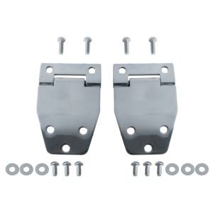 Rugged Ridge - Rugged Ridge Liftgate Hinge Kit, Hard Top, Stainless Steel; 76-86 Jeep CJ 11115.01 - Image 1