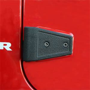 Rugged Ridge - Rugged Ridge Door Hinge Cover Kit, Textured Black; 07-18 Jeep Wrangler JK 11202.04 - Image 2