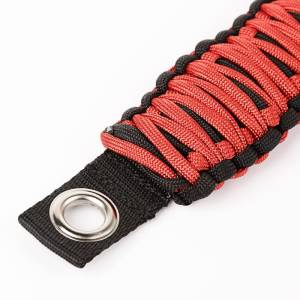 Rugged Ridge - Rugged Ridge Grab Handle, Paracord, A-Pillar Mounted, Red; 07-18 Wrangler JK/JKU 13305.80 - Image 3