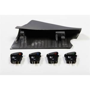 Rugged Ridge - Rugged Ridge Switch Pod Kit, A-Pillar, 4 Switches, Black, RHD; 07-10 Wrangler JK 17235.87 - Image 3