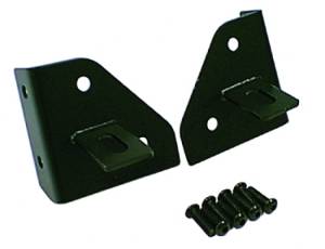 Rugged Ridge Light Mount Bracket Kit, Windshield; 76-95 Jeep CJ/Wrangler YJ 11027.01