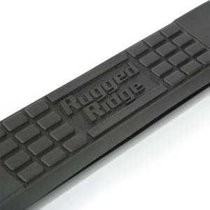 Rugged Ridge - Rugged Ridge Tube Side Step Kit, Round, 3 Inch, Black; 07-18 Jeep Wrangler JK 11590.05 - Image 4