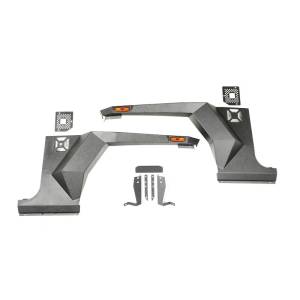 Rugged Ridge - Rugged Ridge XHD Armor Fender Kit, Front, Pair; 07-18 Jeep Wrangler JK/JKU 11615.01 - Image 2