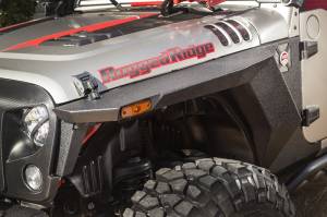 Rugged Ridge - Rugged Ridge XHD Armor Fender Kit, Front, Pair; 07-18 Jeep Wrangler JK/JKU 11615.01 - Image 3