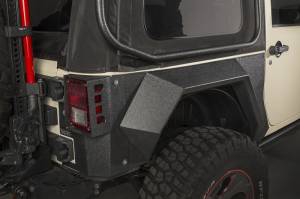 Rugged Ridge - Rugged Ridge XHD Armor Fender Kit, Rear, Pair; 07-18 Jeep Wrangler JK, 2 Door 11615.03 - Image 3