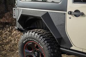 Rugged Ridge - Rugged Ridge XHD Armor Fender Kit, Rear, Pair; 07-18 Jeep Wrangler JK, 2 Door 11615.03 - Image 6