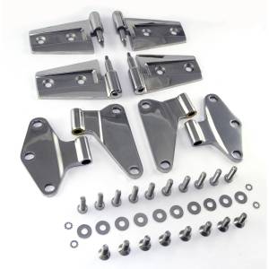 Rugged Ridge Door Hinge Kit, Stainless Steel; 07-18 Jeep Wrangler JK 11111.20