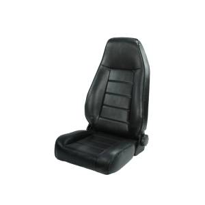 Rugged Ridge Seat, High-Back, Front, Reclinable, Black; 76-02 CJ/Wrangler YJ/TJ 13402.01