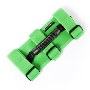 Rugged Ridge Ultimate Grab Handle Kit, Green; 55-21 Jeep CJ/Wrangler / 20-21 Gladiator 13505.05