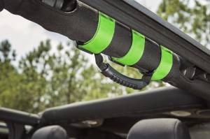 Rugged Ridge - Rugged Ridge Ultimate Grab Handle Kit, Green; 55-21 Jeep CJ/Wrangler / 20-21 Gladiator 13505.05 - Image 4