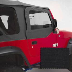 Rugged Ridge - Rugged Ridge Door Kit, Upper, Black Diamond; 97-06 Jeep Wrangler TJ 13714.35 - Image 2