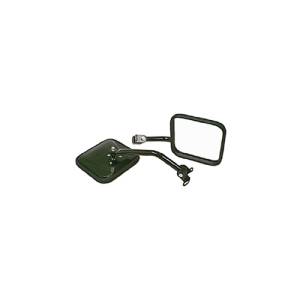 Rugged Ridge - Rugged Ridge Door Mirror Kit, CJ-Style, Black; 87-95 Jeep Wrangler YJ 11001.07 - Image 1