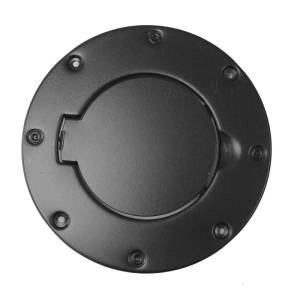 Rugged Ridge Gas Cap Door, Non-Locking, Black; 97-06 Jeep Wrangler TJ 11229.01