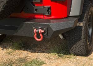 Rugged Ridge - Rugged Ridge Spartan Bumper, Rear, Full Width; 07-18 Jeep Wrangler JK 11548.20 - Image 5