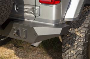 Rugged Ridge - Rugged Ridge Spartan Rear Bumper, Full Width; 18-21 Jeep Wrangler JL 11548.51 - Image 4