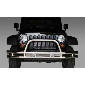 Rugged Ridge - Rugged Ridge Tube Bumper, Front, 3 Inch, Stainless Steel; 07-18 Jeep Wrangler JK 11563.10 - Image 2