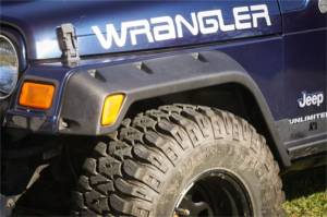 Rugged Ridge All Terrain Fender Flare Kit, 4.75 Inch, 4 Piece; 97-06 Jeep Wrangler 11630.20