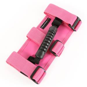 Rugged Ridge Ultimate Grab Handle Kit, Pink; 55-21 Jeep CJ/Wrangler / 20-21 Gladiator 13505.01