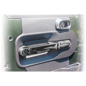 Rugged Ridge - Rugged Ridge Door Handle Trim, Front, Chrome; 07-10 Jeep Wrangler JK 11156.16 - Image 2