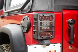 Rugged Ridge - Rugged Ridge Elite Guard Kit, Tail Light, Black; 07-18 Jeep Wrangler JK 11226.05 - Image 3