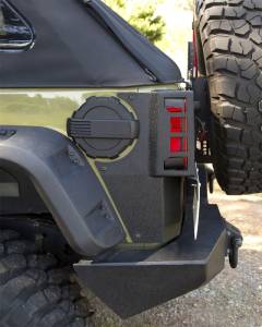 Rugged Ridge - Rugged Ridge XHD Quarter Panel Guard Kit, Rear; 07-18 Jeep Wrangler JKU, 4 Door 11615.20 - Image 6