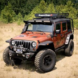 Rugged Ridge - Rugged Ridge Hurricane Flat Fender Flare Kit; 07-18 Jeep Wrangler JK 11640.10 - Image 4