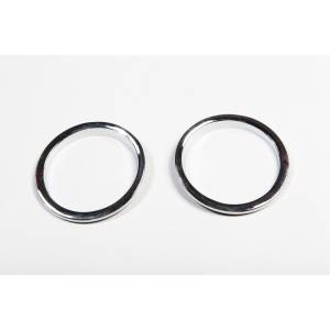 Rugged Ridge Turn signal lamp covers, chrome, Rugged Ridge, 07-18 Jeep Wrangler JK 13311.22