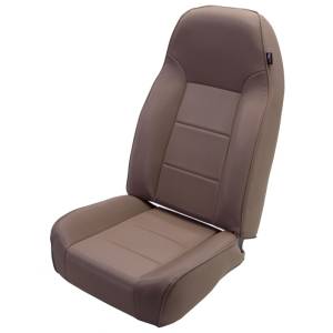 Rugged Ridge - Rugged Ridge Seat, High-Back, Front, No-Recline, Tan; 76-02 Jeep CJ/Wrangler YJ/TJ 13401.04 - Image 2