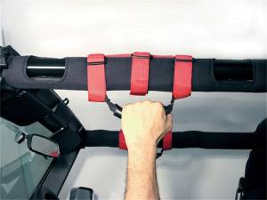 Rugged Ridge - Rugged Ridge Ultimate Grab Handle Kit, Red; 55-21 Jeep CJ/Wrangler / 20-21 Gladiator 13505.03 - Image 3