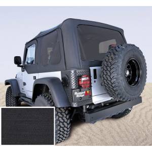 Rugged Ridge - Rugged Ridge Soft Top, No Door Skins, Black, Tinted Windows; 03-06 Jeep Wrangler TJ 13710.35 - Image 1