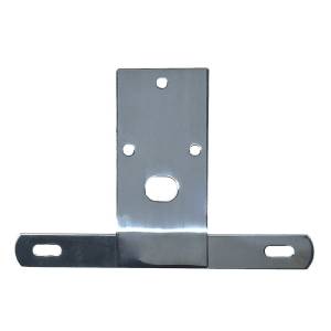 Rugged Ridge License Plate Bracket, Stainless Steel; 76-86 Jeep CJ 11136.01