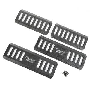 Rugged Ridge RRC Side Armor Guard Plate Kit; 07-18 Jeep Wrangler JKU 11504.25