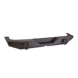 Rugged Ridge - Rugged Ridge XHD Bumper, Rear, Textured Black; 07-18 Jeep Wrangler JK 11546.20 - Image 1