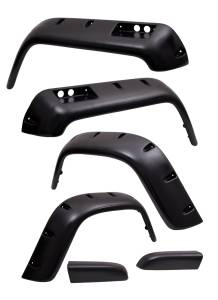 Rugged Ridge All Terrain Fender Flare Kit, 4.75 Inch, 6 Piece; 87-95 Jeep Wrangler 11632.20