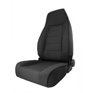 Rugged Ridge - Rugged Ridge Seat, High-Back, Front, Reclinable, Black Denim; 97-06 Wrangler TJ 13412.15 - Image 1