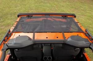 Rugged Ridge Eclipse Sun Shade, Front, Black; 18-21 Jeep Wrangler JL 2-Dr 13579.74