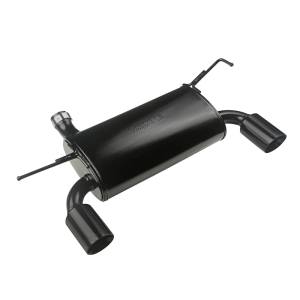 Rugged Ridge - Rugged Ridge This black axle-back exhaust system from Rugged Ridge fits 07-18 Jeep Wrangler. 17606.77 - Image 1