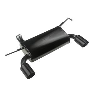 Rugged Ridge - Rugged Ridge This black axle-back exhaust system from Rugged Ridge fits 07-18 Jeep Wrangler. 17606.77 - Image 2