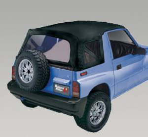 Rugged Ridge - Rugged Ridge XHD Soft Top, Black Denim, Clear Windows; 88-94 Suzuki Sidekicks 53722.15 - Image 1