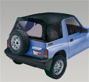 Rugged Ridge - Rugged Ridge XHD Soft Top, Black Denim, Clear Windows; 88-94 Suzuki Sidekicks 53722.15 - Image 2