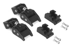 Rugged Ridge - Rugged Ridge Hood Catch Kit, Black Aluminum; 97-06 Jeep Wrangler TJ 11210.15 - Image 1