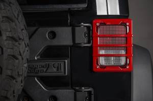 Rugged Ridge - Rugged Ridge Elite Guard Kit, Tail Light, Red; 07-18 Jeep Wrangler JK 11226.06 - Image 3