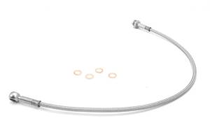 Rugged Ridge - Rugged Ridge Brake Hose Kit, Front, Stainless Steel; 87-95 Jeep Wrangler YJ 16734.07 - Image 2