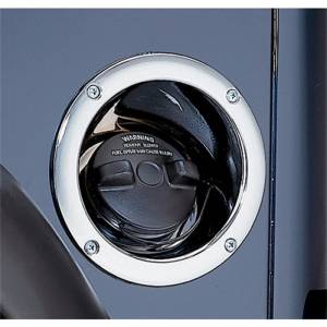 Rugged Ridge - Rugged Ridge Fuel Filler Cover, Chrome; 97-06 Jeep Wrangler TJ 11135.25 - Image 3