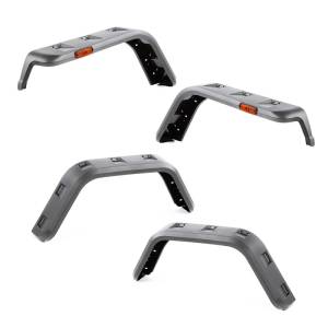 Rugged Ridge - Rugged Ridge Hurricane Fender Flare Kit, Textured Black; 97-06 Jeep Wrangler TJ 11640.30 - Image 2