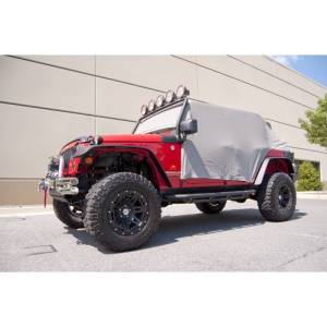 Rugged Ridge Cab Cover, Gray; 07-18 Jeep Wrangler JKU 13318.09