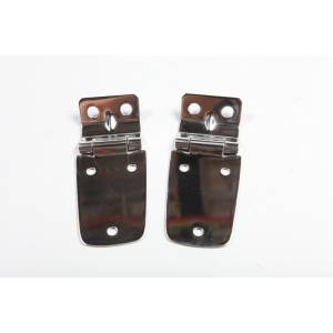 Rugged Ridge - Rugged Ridge Hood Hinge, Stainless Steel; 97-06 Jeep Wrangler TJ 11111.02 - Image 1