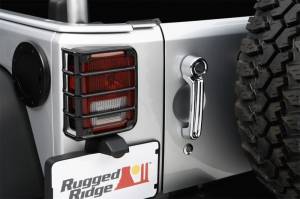 Rugged Ridge - Rugged Ridge Euro Guard Kit, Tail Light, Black; 07-18 Jeep Wrangler JK 11226.02 - Image 3