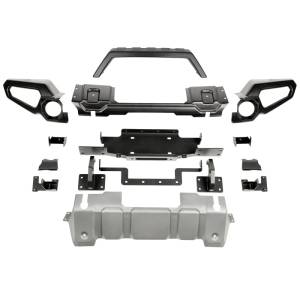 Rugged Ridge - Rugged Ridge Venator Front Bumper, W/Overrider & Winch Tray, 18-20 JL, 20-21 Gladiator JT 11549.41 - Image 1