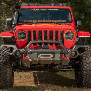 Rugged Ridge - Rugged Ridge Venator Front Bumper, W/Overrider & Winch Tray, 18-20 JL, 20-21 Gladiator JT 11549.41 - Image 3